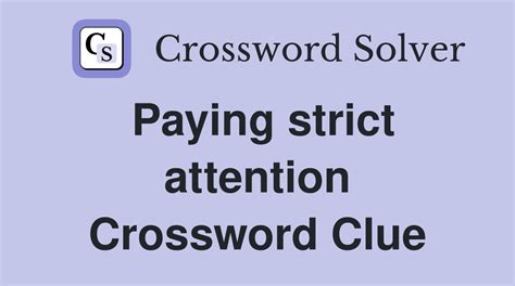 attention crossword clue